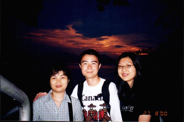 Danny, Elisa and Idy in the Southern District of Hong Kong