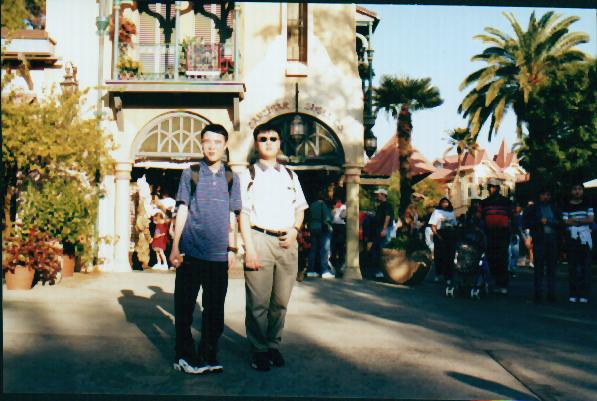 Danny and Wesley in MGM Studio first photo, Orlando, Florida, USA