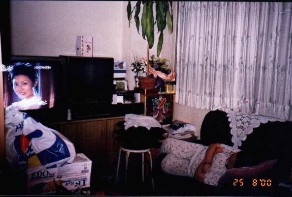 Kuku is Sleeping in Living Room