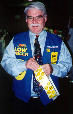 Dr. Seney as 'The Greeter'