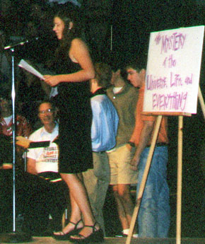 Natalie hosts Stardust class' presentation