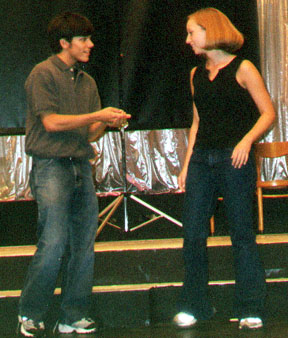 Cary and Emily do Comedy Improv