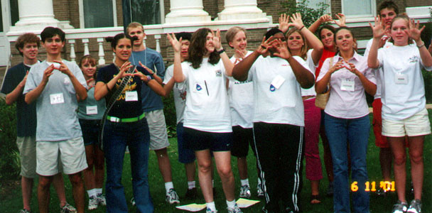 Purple Team Performing 'Itsy Bitsy Spider'