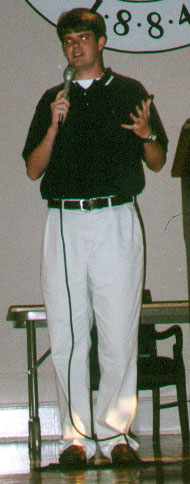 Leigh Beck from MSU gives a talk on LEADERSHIP