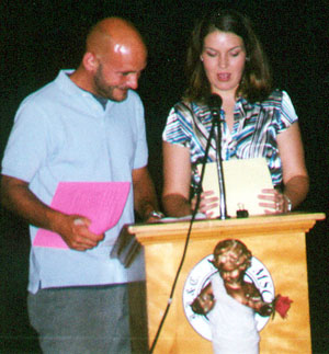 Harrison and CC were the MCs