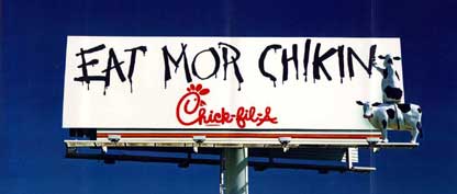 'Eat Mor Chikin'