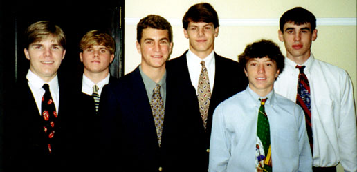 The guys at closing convocation