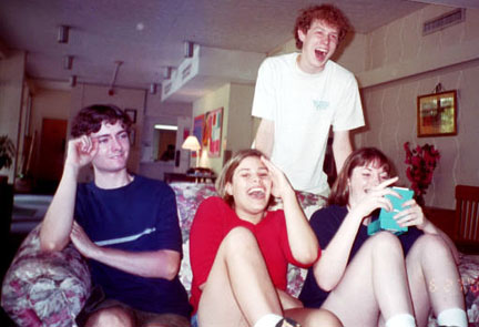 Chillin' in the lobby