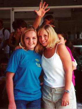 Miranda, Arielle, and Matt's Big Hand