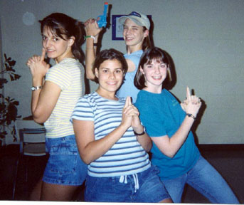 Brittany, Lindsey, Amanda, and Adrienne