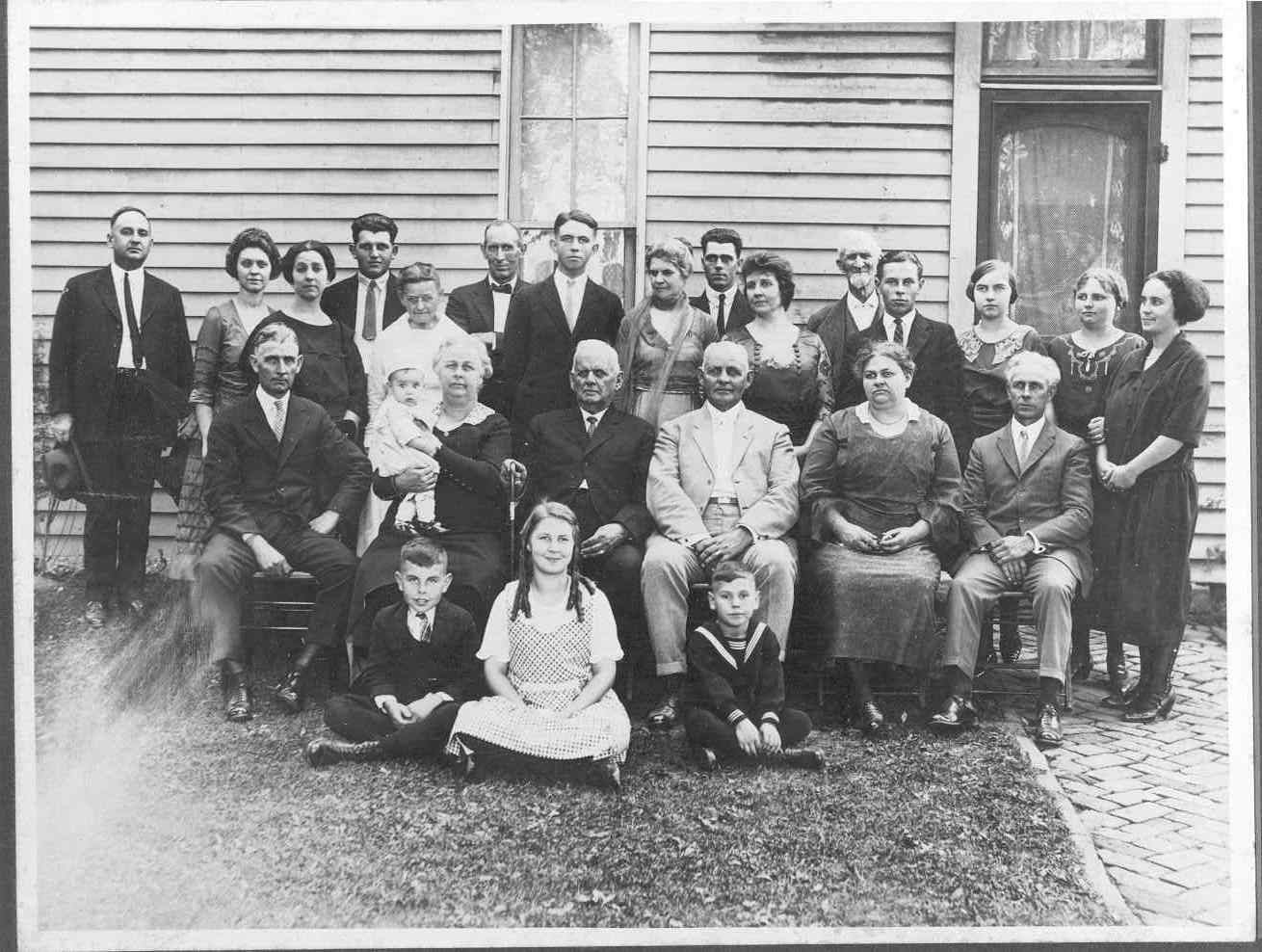This should display a photograph of the 1922 Miles Family Reunion. If you have enabled image loading, but nothing shows, please contact the author.