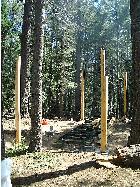 4 posts up ---now it's taking shape!