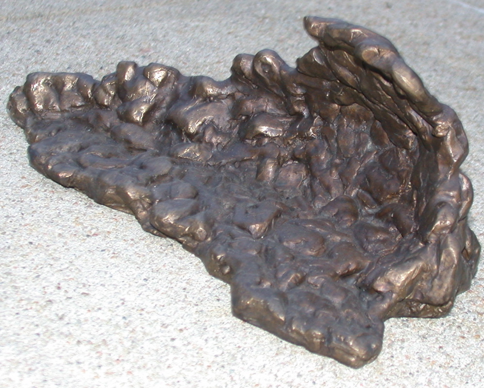 an abstract sculpture