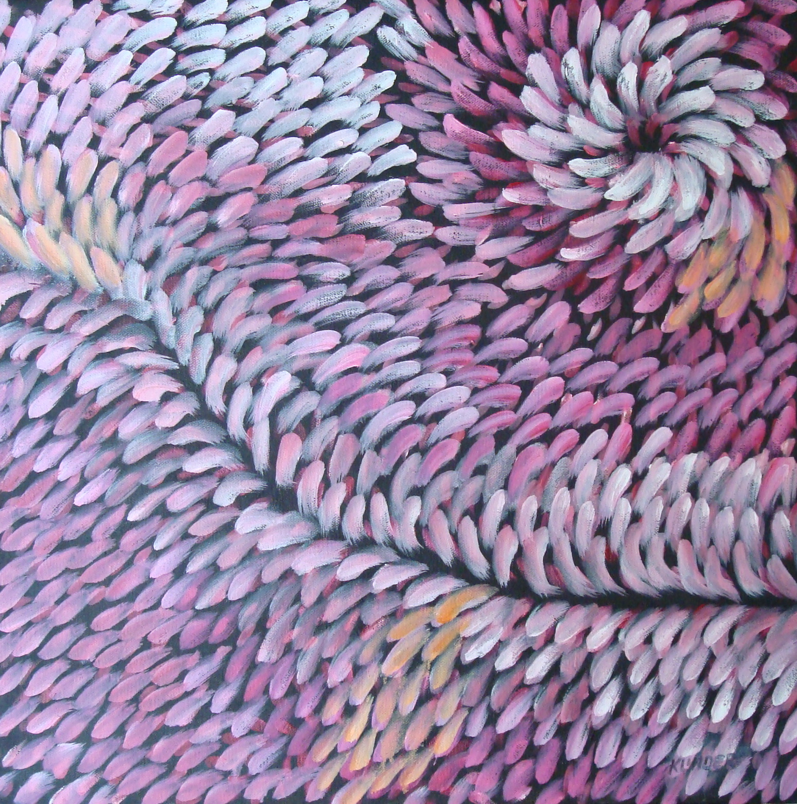 an abstract painting