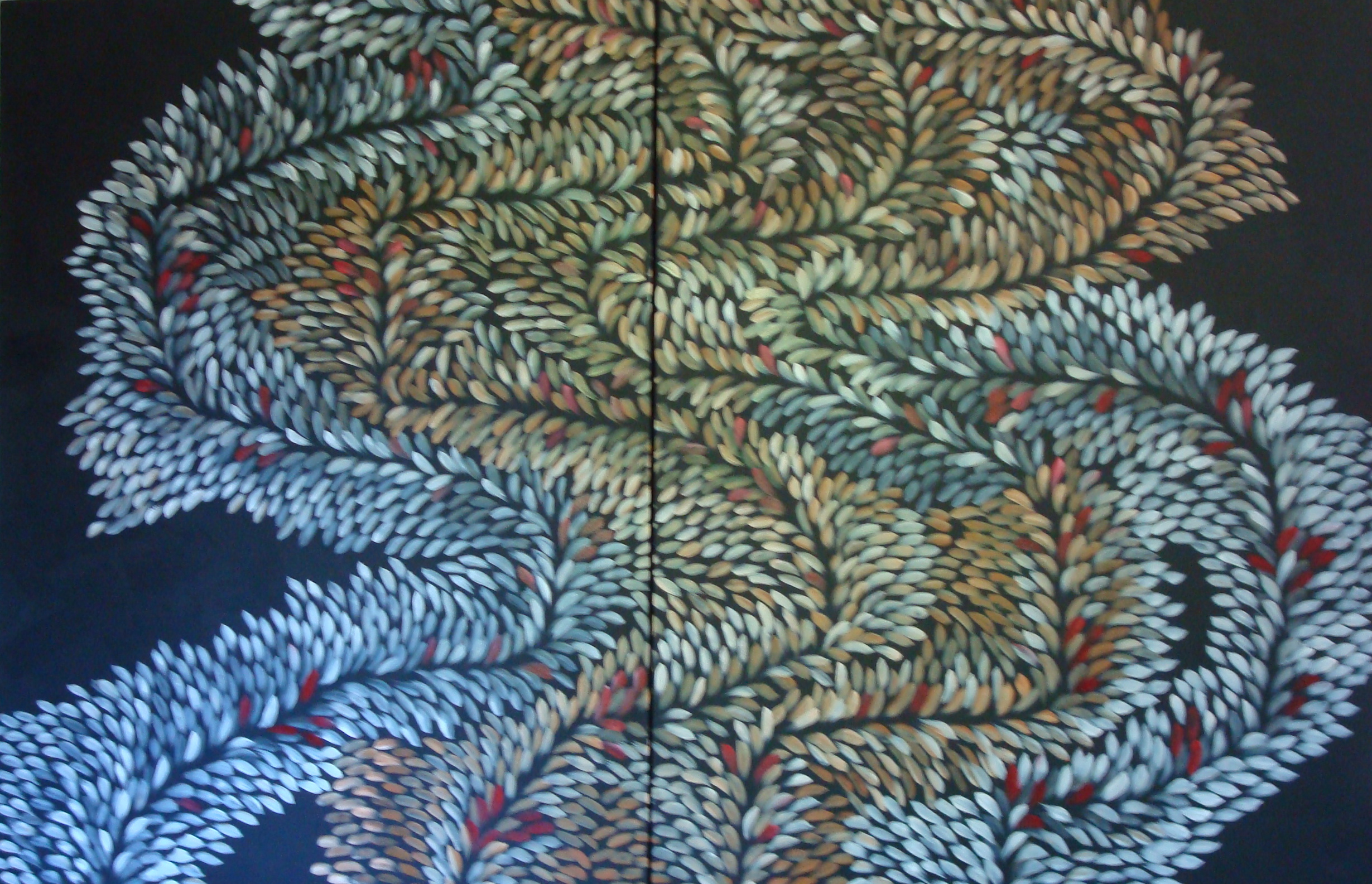 an abstract painting