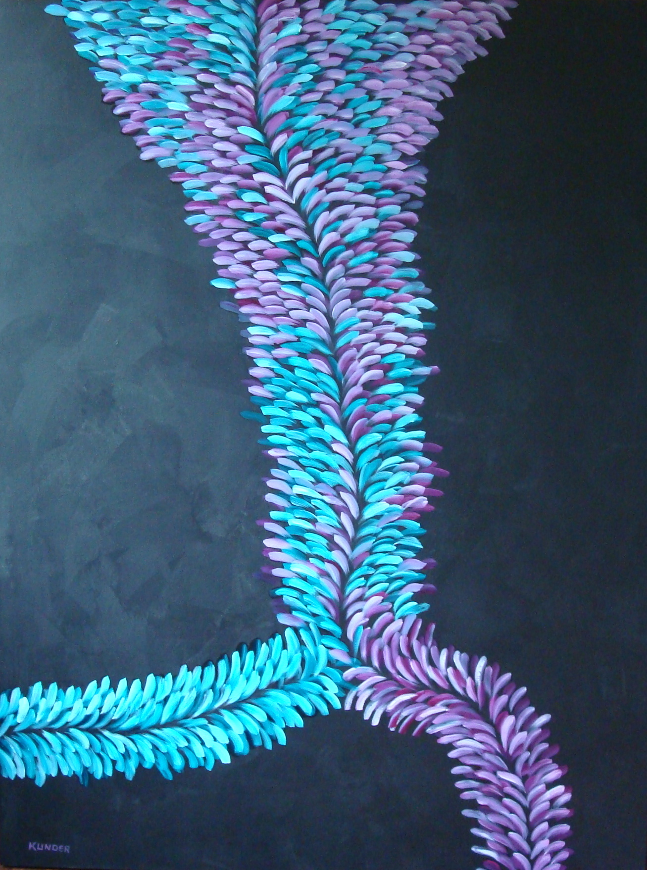 an abstract painting