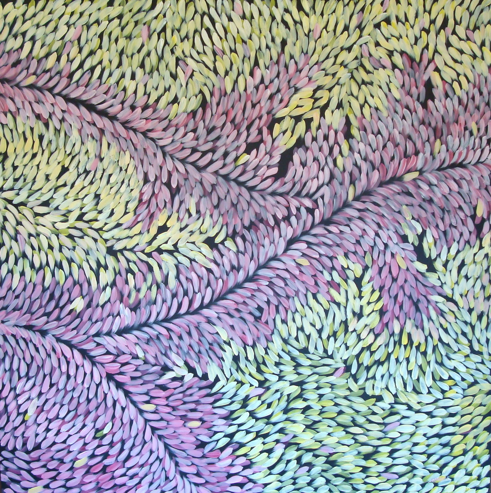 an abstract painting