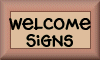 welcome signs and other yard decor