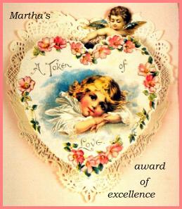 Martha's Award Thank you!