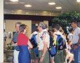 Families sending their Scouts off to Jamboree