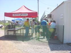 Funnel cakes in the making
