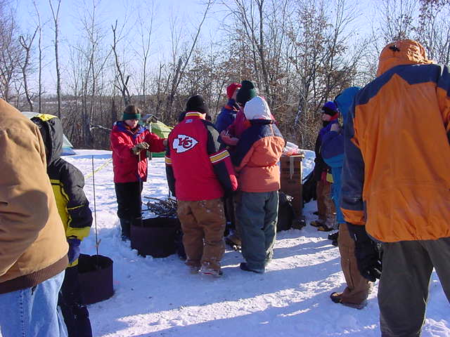 Scouts enjoying the camporee