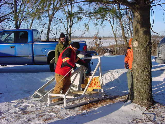 Getting ready for the klondike races