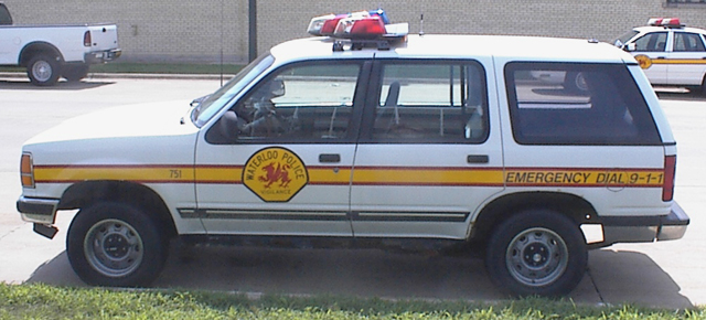 Ford Explorer Waterloo Police Department Iowa