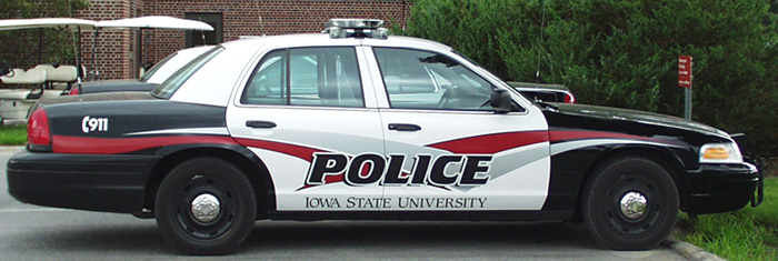 2003 Ford Police Interceptor, University Police, Iowa State University  