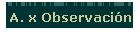 A. x Observacin