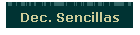 Dec. Sencillas