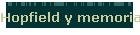 Hopfield y memoria