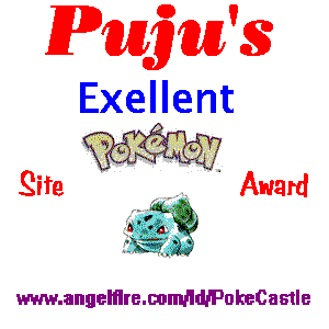Poke Castle's Excellent Award