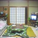 Here is the tatami floored comfort in which I stayed