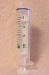 20cc feeding syringe