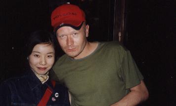 Japanese fan Akiko with Matt