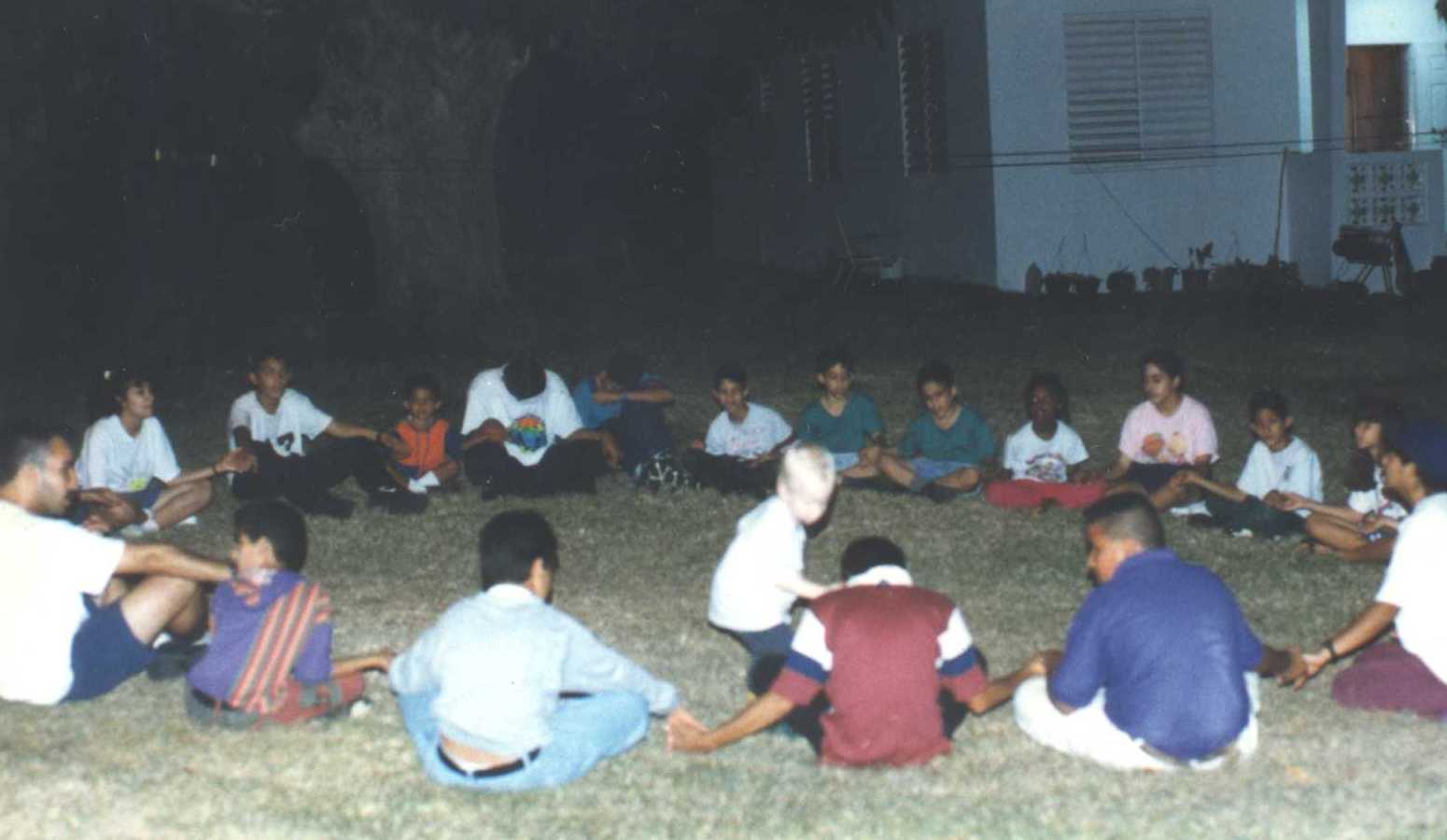 Oracion en circulo...