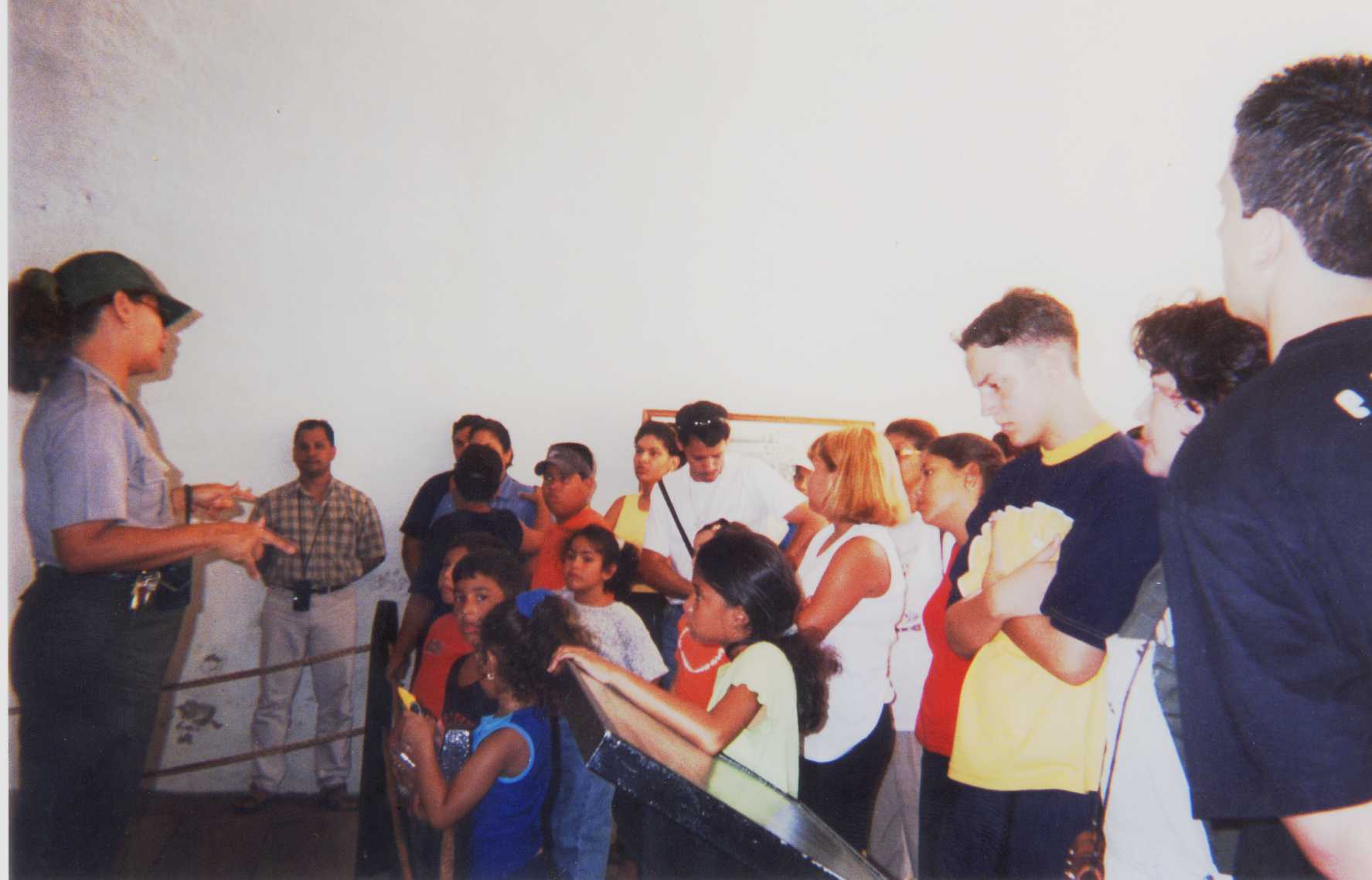 Grupo de hermanos en pasadia turistico en San Juan