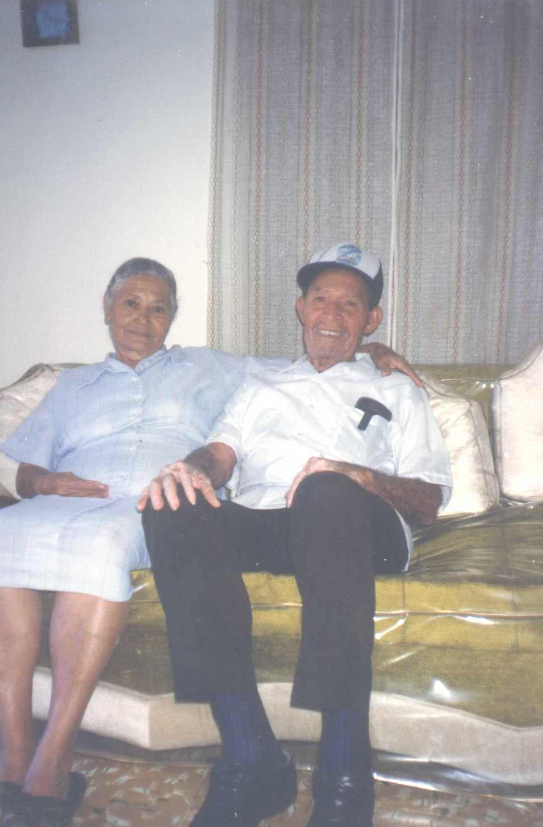 Diomedes y su esposa Petronila Ramos Ramos