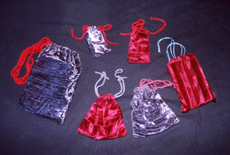 velvet pouches (mojo bags)