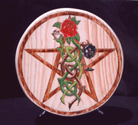 Celtic Rose Pentacle