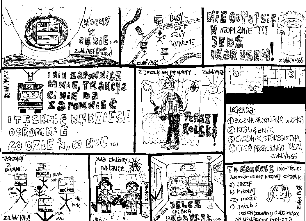 Dziewi�ta seria vlepek Ziutka