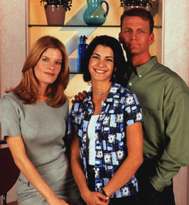 Joanna, Nick and Rachel