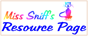 Reference Page Graphic Miss Sniff's Resource Page
