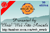 Chris' Web Site Awards