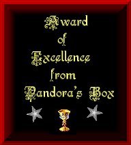 Pandora’s Box Award Of Excellence