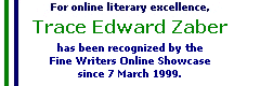 Fine Writers Online Showcase Award