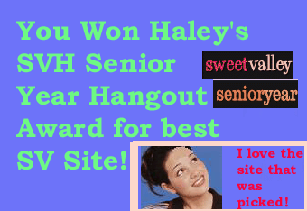 Haley Award!
