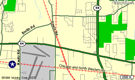 Stellar plastic's location to rt. 59 and rt 64.