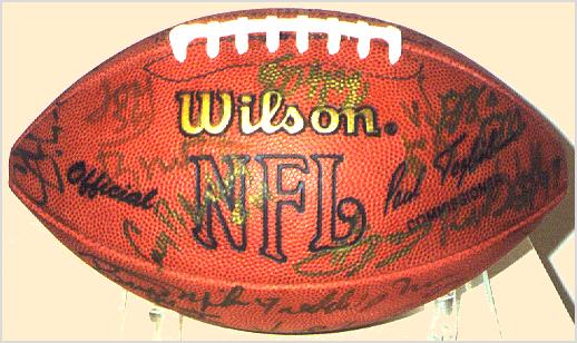 Indianapolis Colts team signed ball
